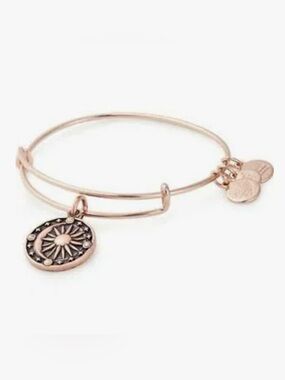 Alex and Ani Cosmic Balance II Antique Gold Tone Expandable Charm Bracelet NWT